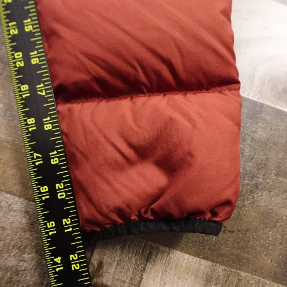 The North Face Roxborough Luxe Hooded Jacket Men’s‎ Small Burgundy Black Puffer